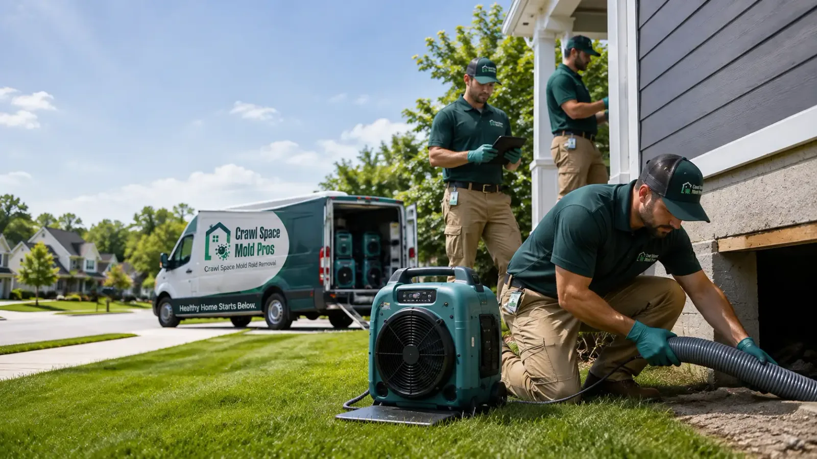 Crawl Space Mold Removal in Ocean View, DE